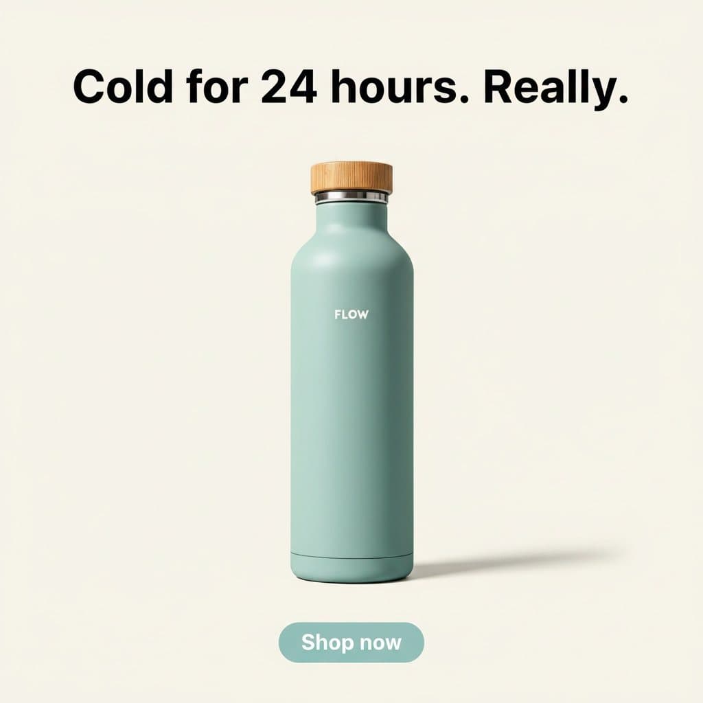 Google ad made by advrt for a fictional brand