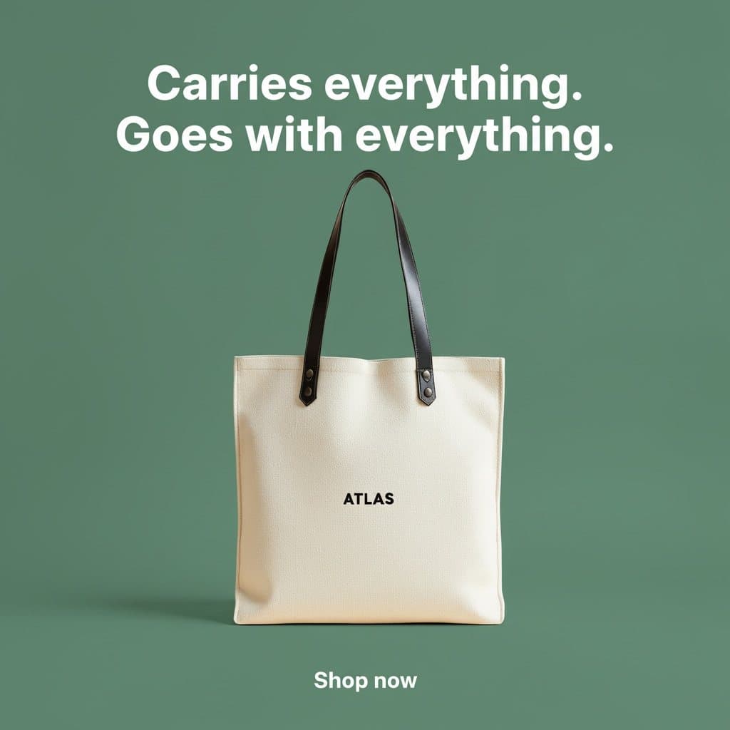 LinkedIn ad made by advrt for a fictional brand